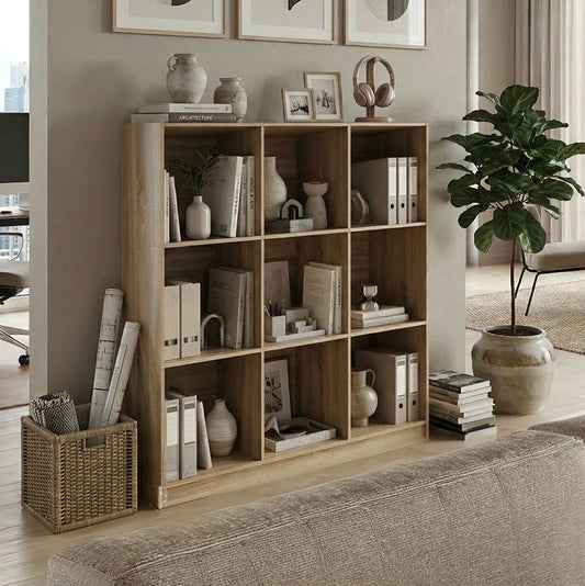 Βιβλιοθήκη Gridea pakoworld sonoma 119.5x30x121εκ