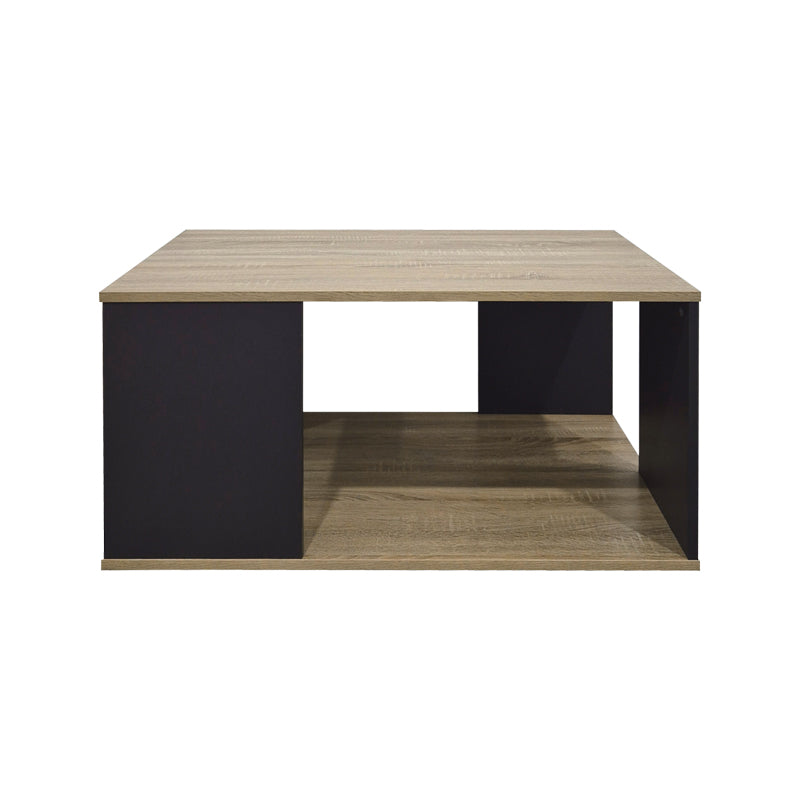 Τραπέζι σαλονιού Zelegan pakoworld sonoma-ανθρακί 90x60x44.5εκ