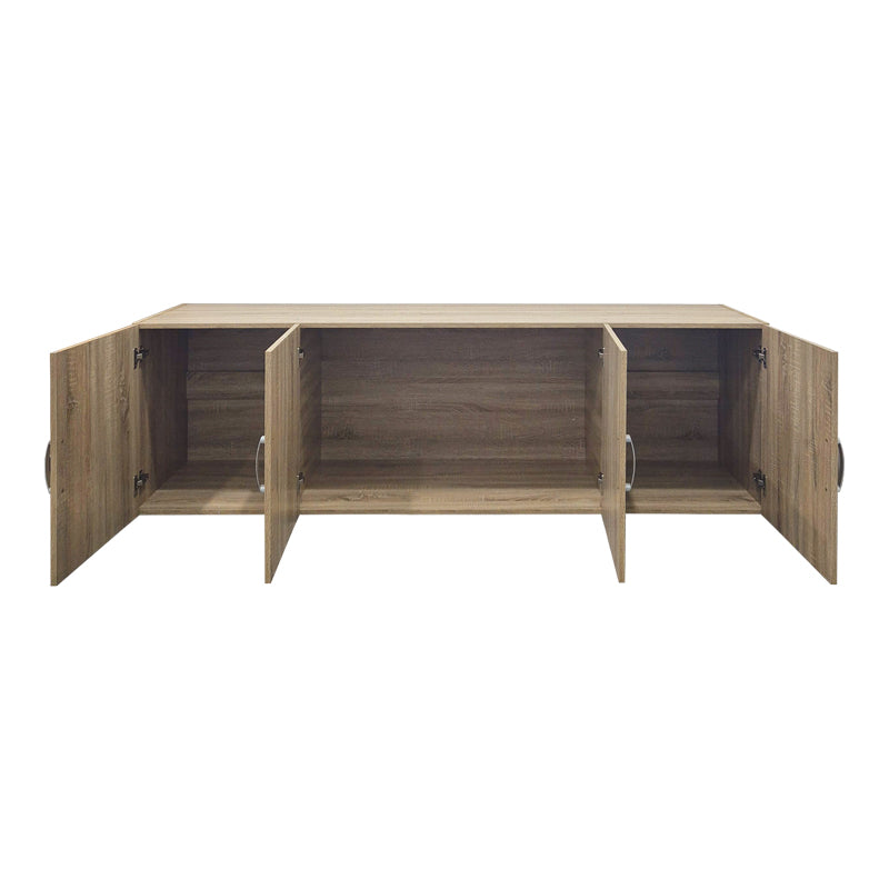 Πατάρι ντουλάπας τετράφυλλο Alvia pakoworld sonoma 200x51x60εκ