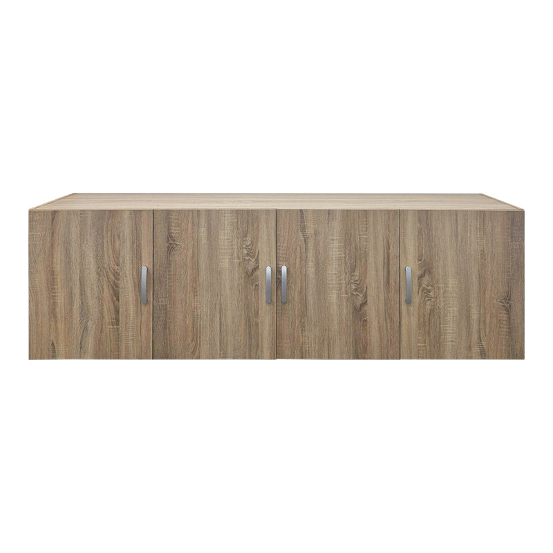 Πατάρι ντουλάπας τετράφυλλο Alvia pakoworld sonoma 200x51x60εκ