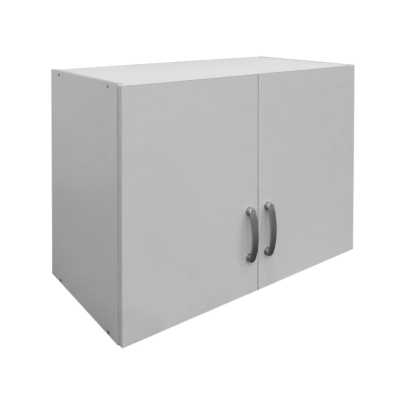 Ντουλάπα πεντάφυλλη με πατάρι Athos pakoworld λευκή 170x42x240εκ