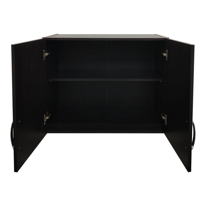 Ντουλάπα τετράφυλλη με πατάρι Athos pakoworld wenge 160x42x240εκ