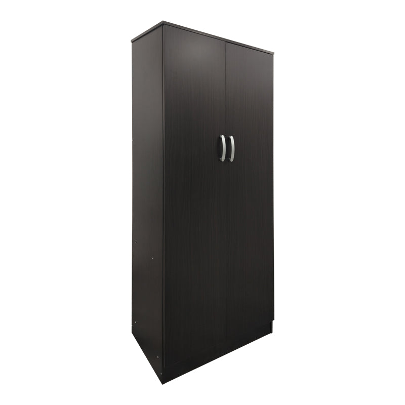 Ντουλάπα εξάφυλλη με πατάρι Athos ΙΙ pakoworld wenge 240x42x240εκ