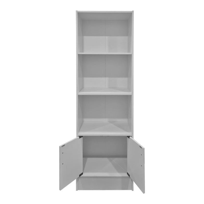 Βιβλιοθήκη Tekaro pakoworld λευκό 57x33x180εκ