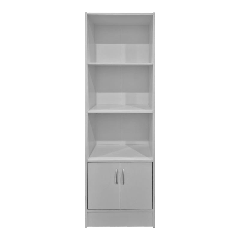 Βιβλιοθήκη Tekaro pakoworld λευκό 57x33x180εκ