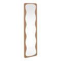 Καθρέπτης Jenia pakoworld mdf σε φυσική απόχρωση 40x40x160εκ