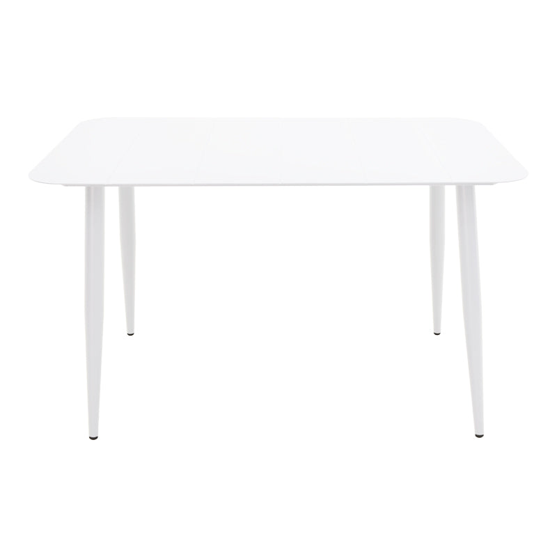 Τραπέζι Vista pakoworld αλουμίνιο σε λευκη απόχρωση 150x80x72εκ