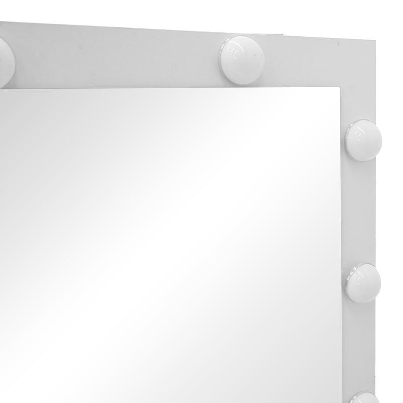 Τουαλέτα κρεβατοκάμαρας Vanity pakoworld με led λευκό 80x40x140εκ