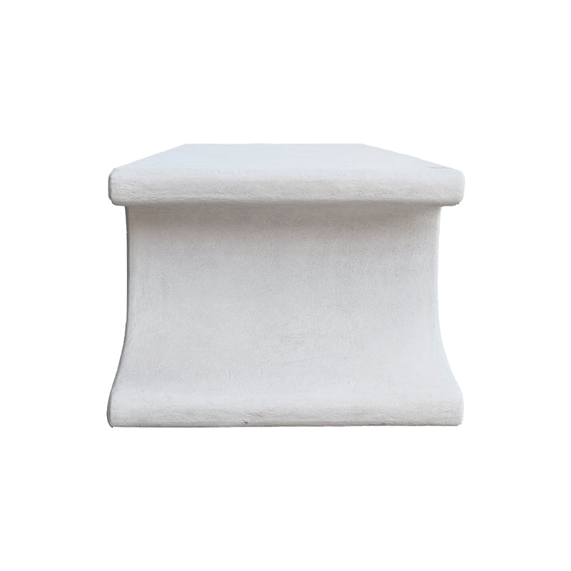 Τραπέζι σαλονιού Nafel pakoworld mdf λευκό 120x60x45εκ