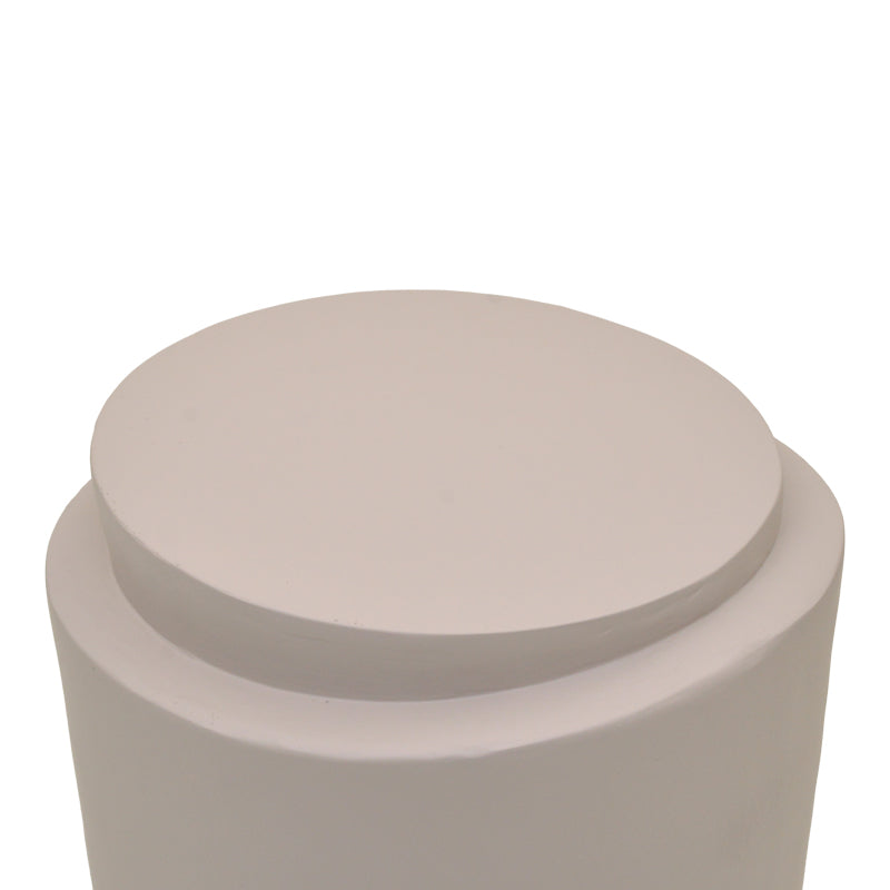 Βοηθητικό τραπέζι Fortox pakoworld MGO cappuccino Φ40x49.5εκ
