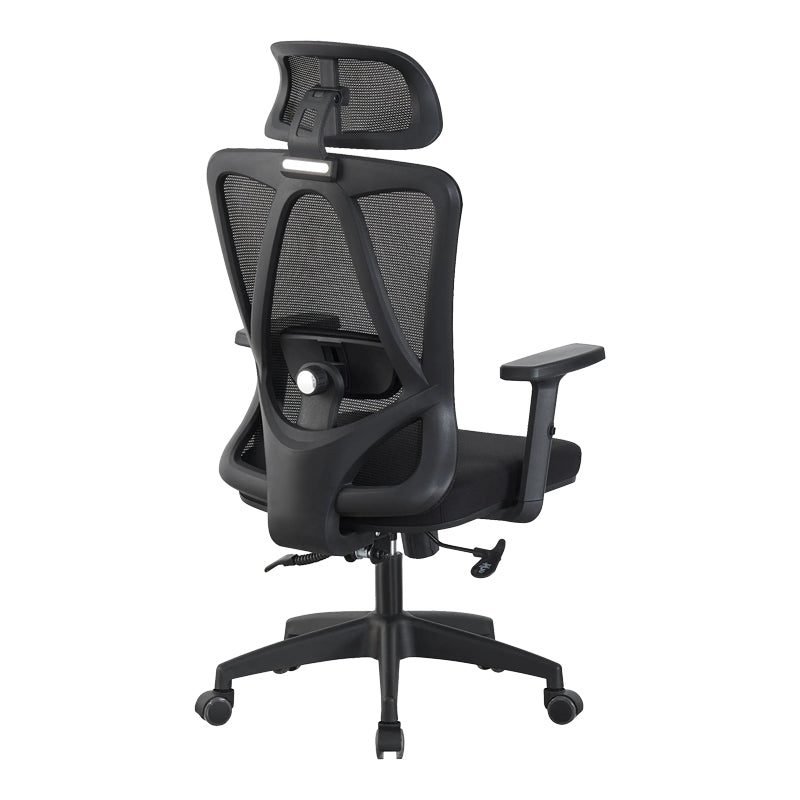 Καρέκλα γραφείου διευθυντή Magida pakoworld mesh μαύρο 58.5x66x115-125εκ