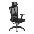 Καρέκλα γραφείου διευθυντή Magida pakoworld mesh μαύρο 58.5x66x115-125εκ
