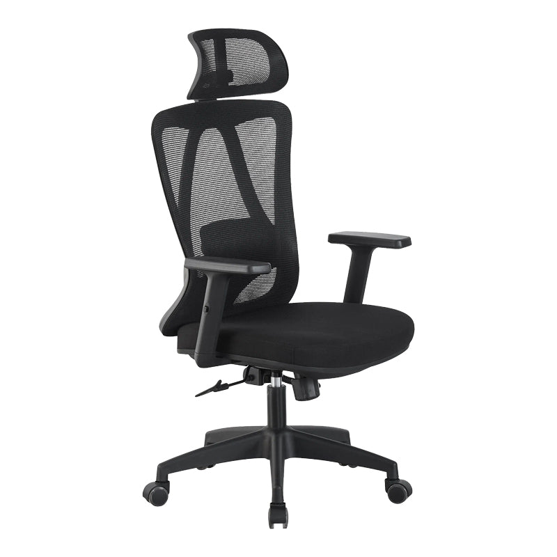Καρέκλα γραφείου διευθυντή Magida pakoworld mesh μαύρο 58.5x66x115-125εκ
