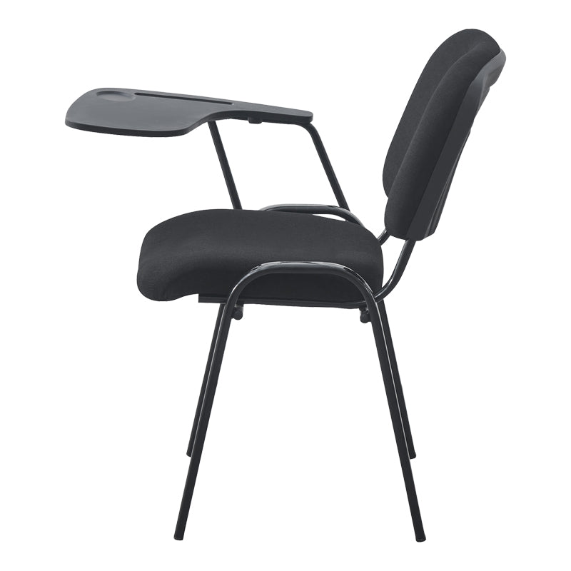 Καρέκλα συνεδρίου με αναλόγιο Lector pakoworld μαύρο 54x54x78εκ