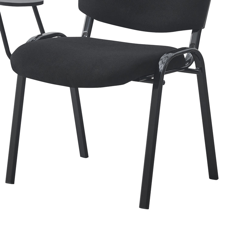 Καρέκλα συνεδρίου με αναλόγιο Lector pakoworld μαύρο 54x54x78εκ