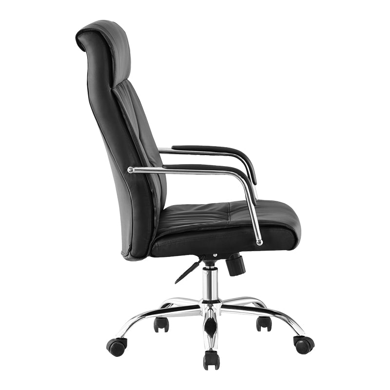 Καρέκλα γραφείου διευθυντή Biani pakoworld pu μαύρο 56x70x107-115εκ